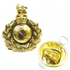 Royal Marines Lapel Pin Badge (Cap Badge Style) (Metal / Enamel)